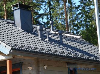 La ventilación del paso del nudo a través del techo - los tipos de estructuras y características de su instalación