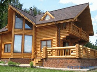 Proyectos y precios. Construcción de casa de troncos