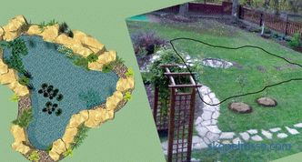 Cómo hacer un estanque en el país: un estanque decorativo artificial en el jardín y en el sitio, hermoso diseño del estanque, foto