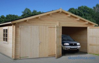 Proyectos de garajes con hozblok (con la parte económica): opciones para edificios.