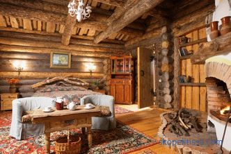 El interior de la casa de madera interior: foto y video ideas.