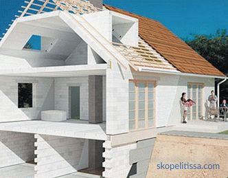 Proyectos de viviendas de hormigón celular. Proyectos listos y típicos de casas y cabañas de concreto aireado.