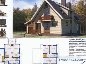 Proyectos de viviendas de hormigón celular. Proyectos listos y típicos de casas y cabañas de concreto aireado.