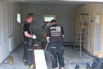 Reparación de garajes - etapas del proceso de construcción y reparación.