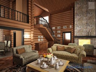 Decoración interior de la casa de troncos: estilos y materiales, obras principales y trucos de vida de profesionales.