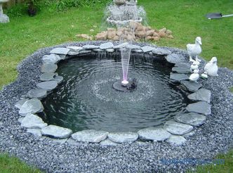Fuentes para un estanque en el país, cuál elegir y comprar una fuente para un estanque de jardín