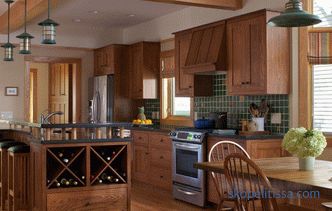 Cocinas de diseño interior de casas de campo: cómo utilizar mejor el espacio disponible