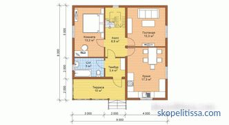 Planificación de una casa de 9 por 9 con un ático: las ventajas y desventajas de elegir un proyecto