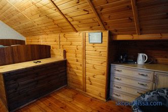 Casa-baño con terraza o terraza del tamaño de 6x6 y 6x8, opciones de madera y troncos de 6 a 4 y de 5 a 8, fotos, video