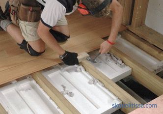 Calentando el suelo en una casa de madera - cómo y mejor
