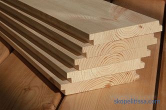 Materiales para el acabado de la casa de madera y troncos.