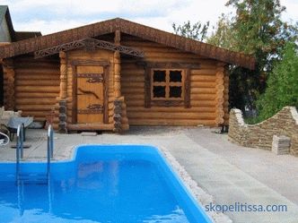 Casa de baños con piscina interior: proyectos, planificación, construcción, construcción.