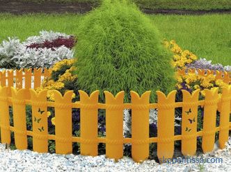 Jardín de flores de la cama del diseñador: precios para el cercado