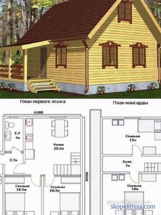 Proyecto casa 6 a 8 con un ático - opciones para posibles diseños