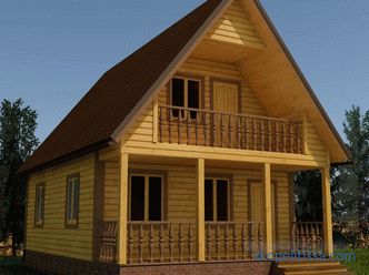 Proyectos de casas de madera 6 por 9: opciones, materiales, construcción.