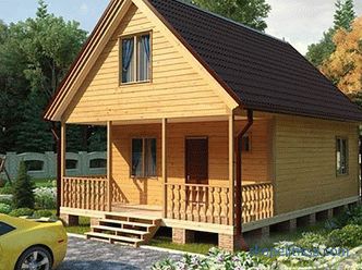 Proyectos de casas de madera 6 por 9: opciones, materiales, construcción.
