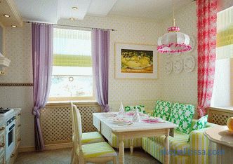 Diseño de cocinas con comedor y sala de estar en una casa privada: foto de ideas de planificación