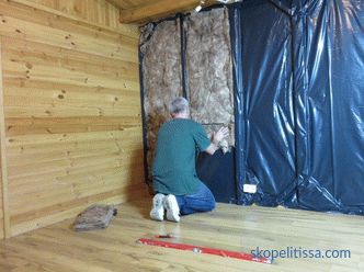 Cómo aislar una casa de una madera en el interior, mejor, el aislamiento de una casa de troncos 150x150, foto